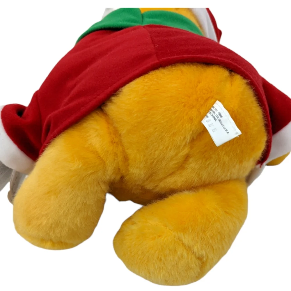 Vintage 90s Disney Winnie the Pooh Santa Christmas Holiday NWT NEW